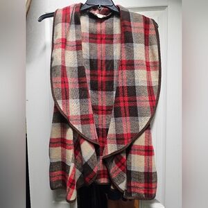 Plaid Vest